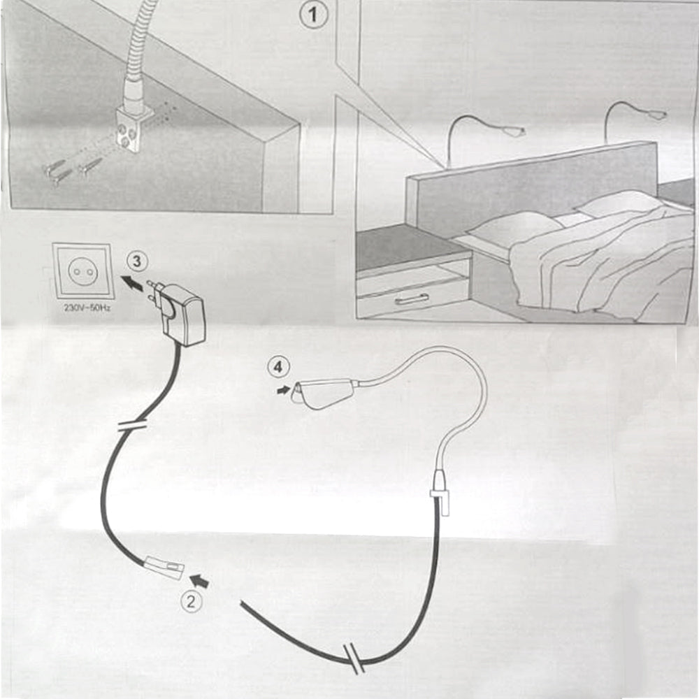 cabinet light butterfly reading lamp