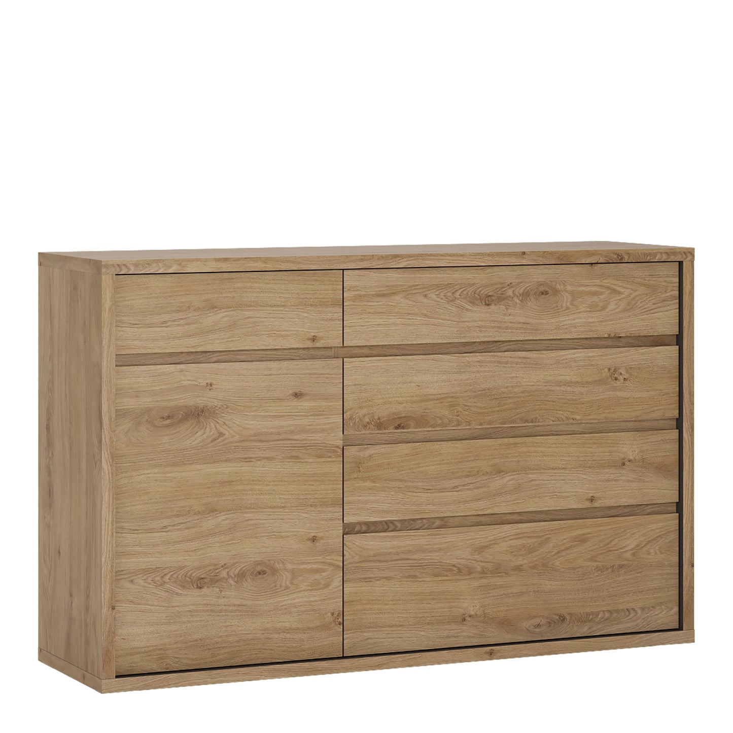 shetland 1 door 5 drawer cupboard