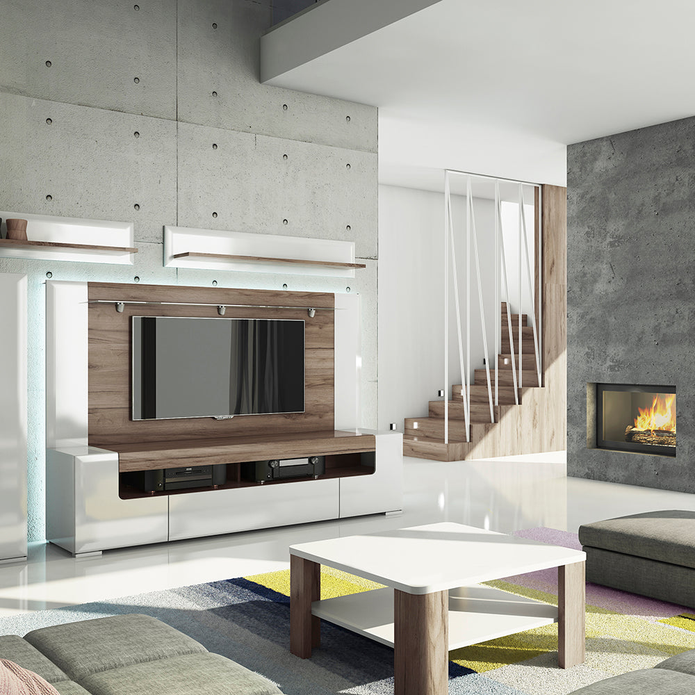toronto coffee table with shelf