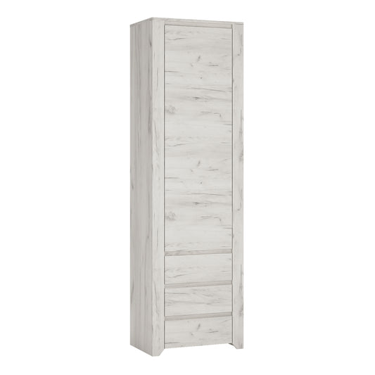 angel tall narrow one door 3 drawer narrow cupboard