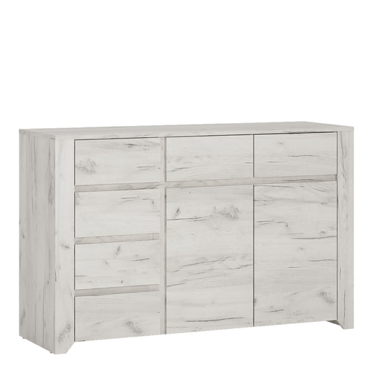 angel 2 door 3+3 drawer wide chest