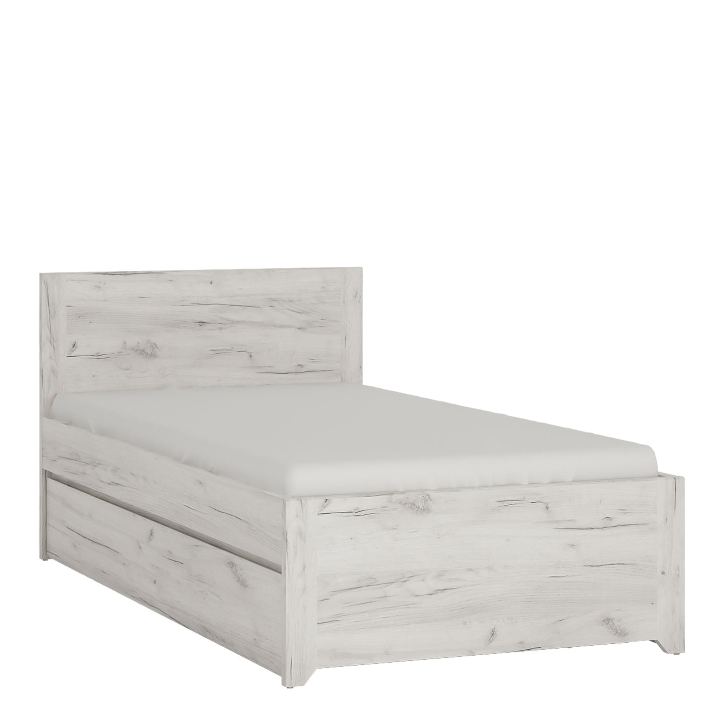 angel single bed with underbed drawer (inc slats)