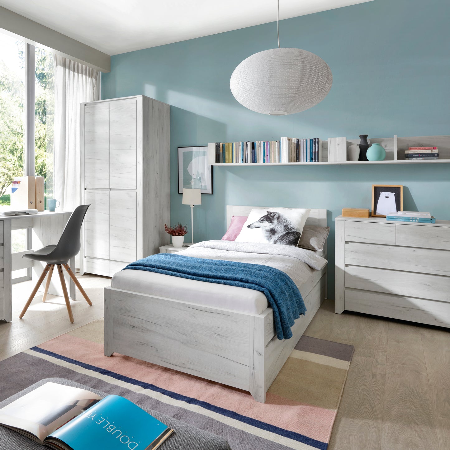 angel single bed with underbed drawer (inc slats)