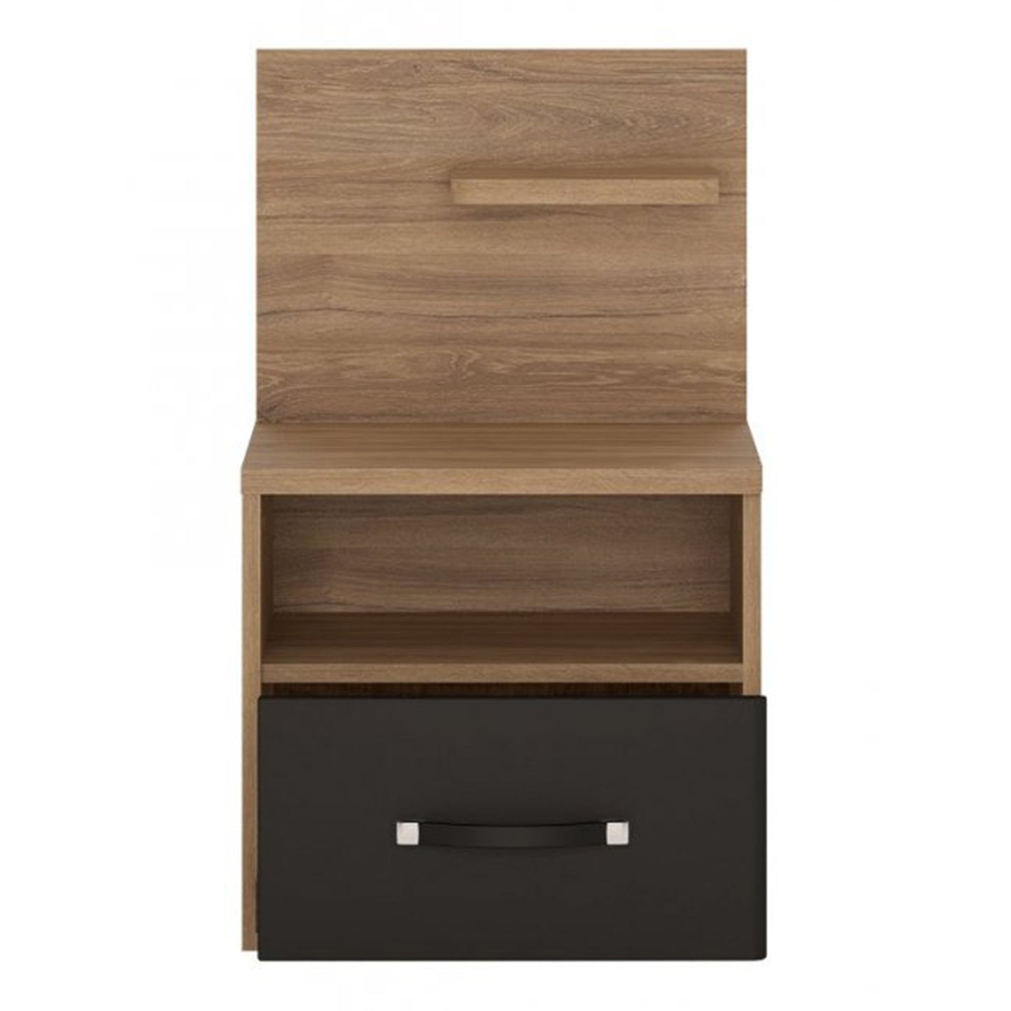 monaco 1 drawer bedside with open shelf