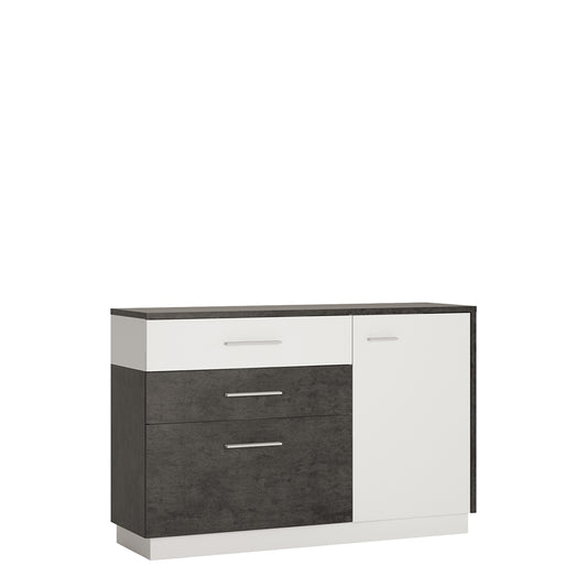 zingaro 1 door 2 drawer 1 compartment sideboard