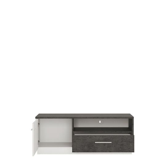 zingaro 1 door 1 drawer tv cabinet