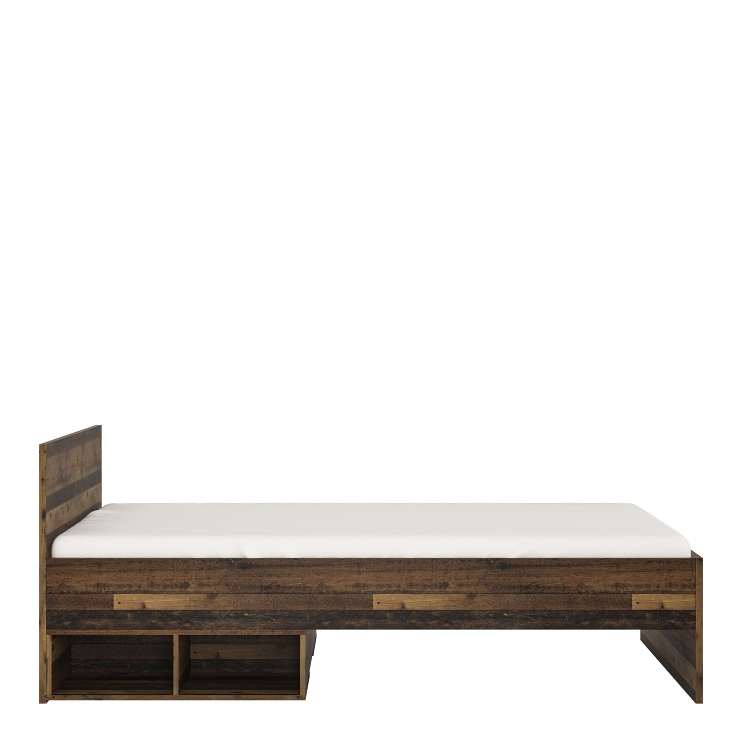 brooklyn single bed 120cm in walnut