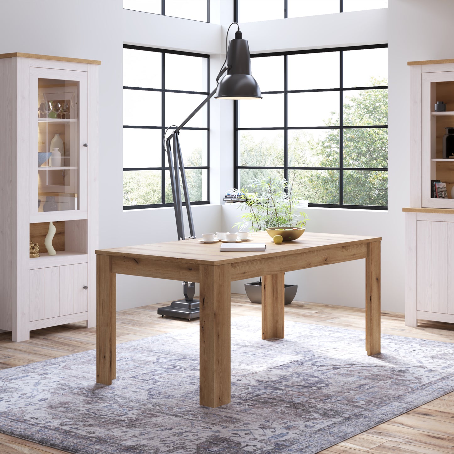 celesto extending dining table 160-200cm in oak
