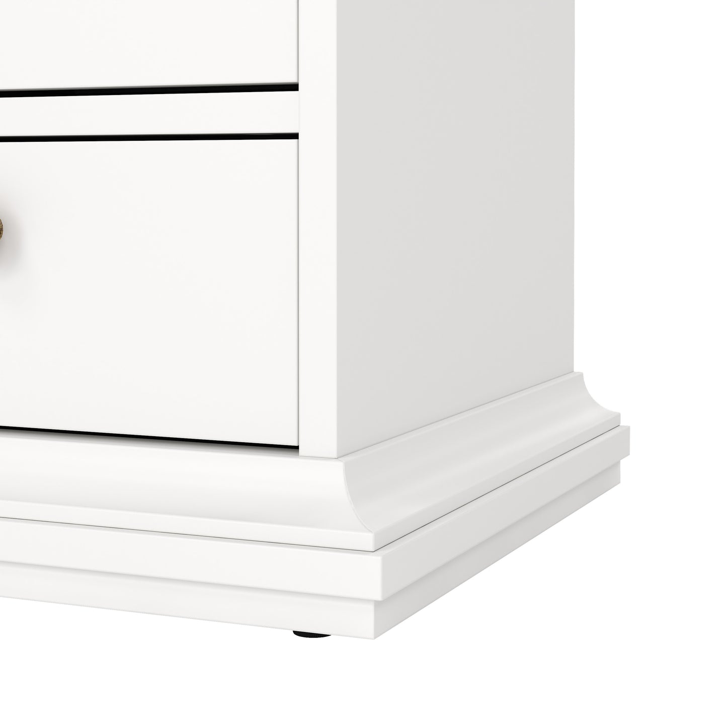 paris chest of 6 drawers in white