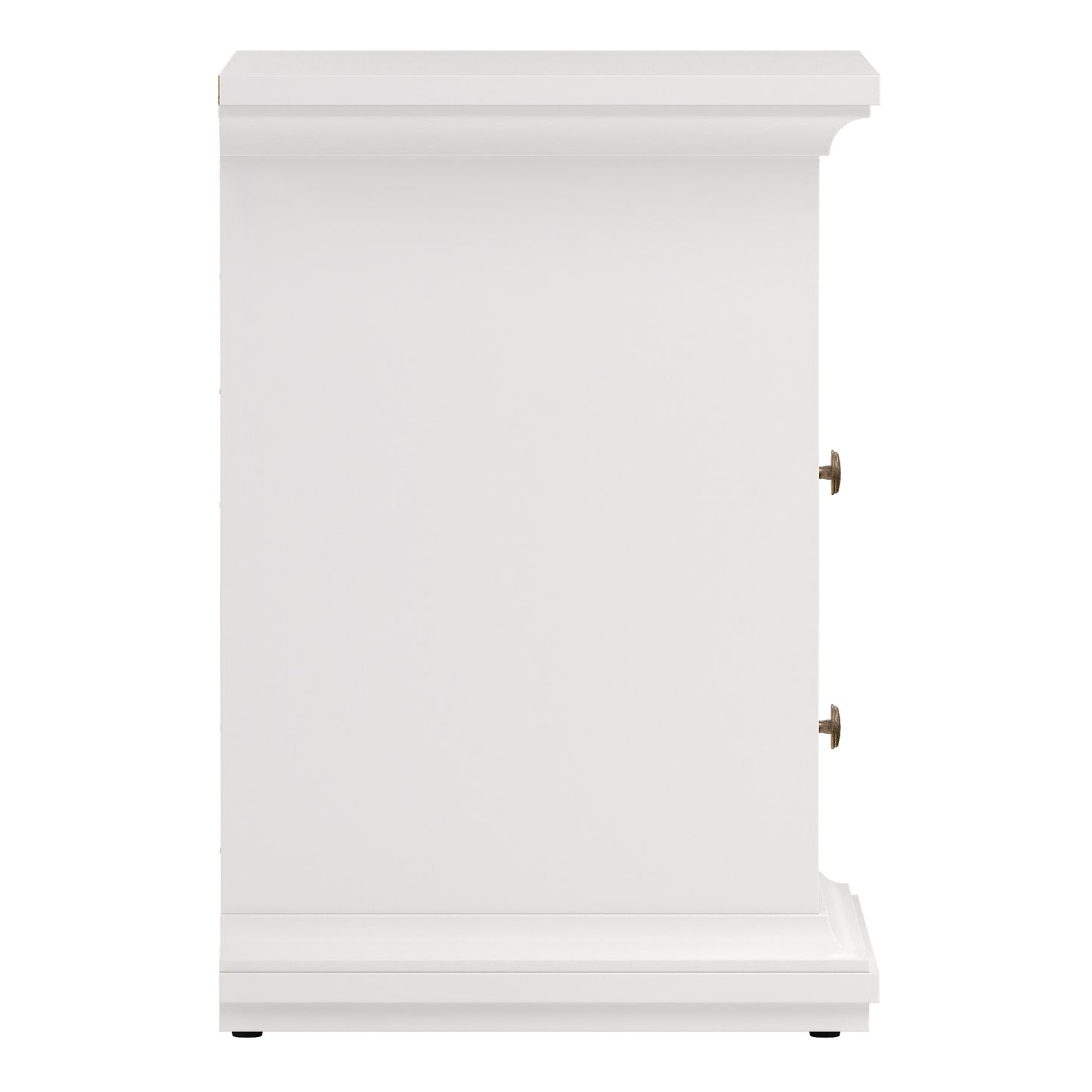 paris bedside 2 drawers in white