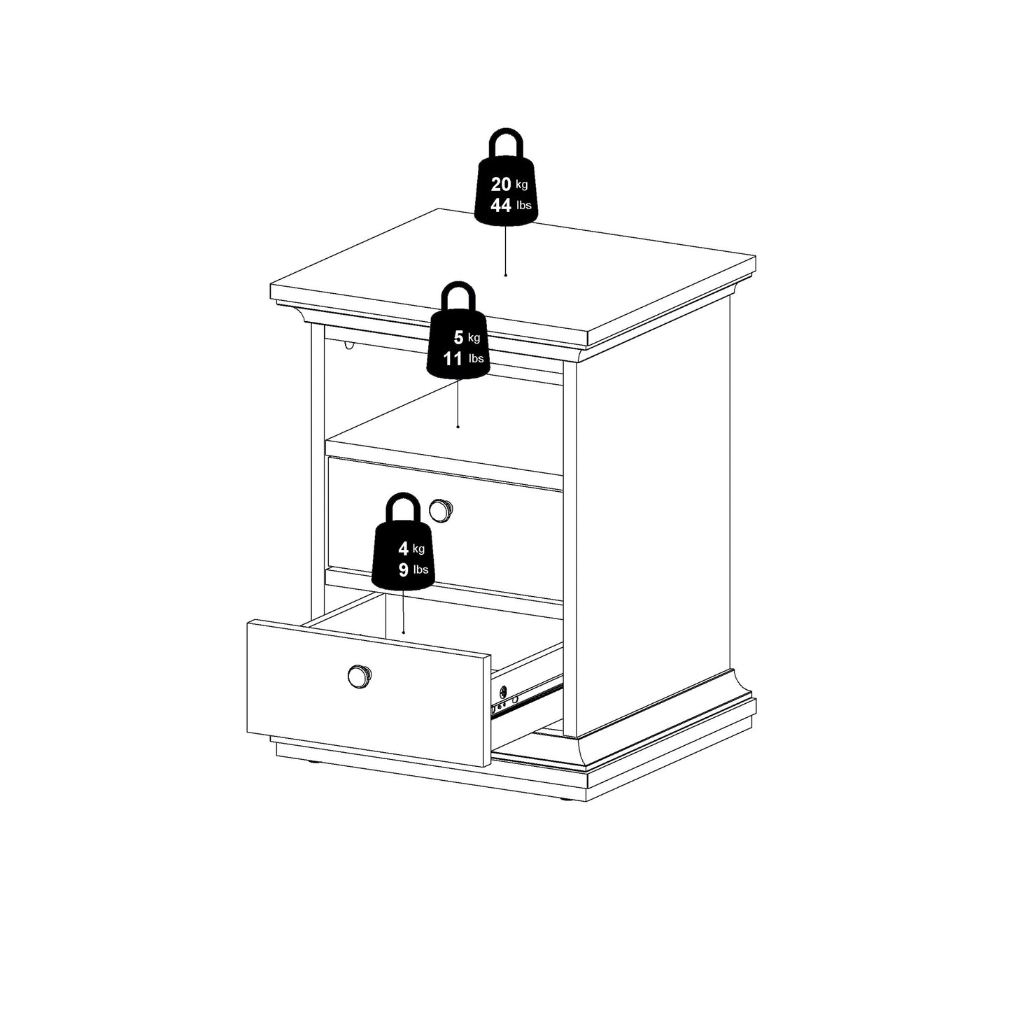 paris wardrobe with 4 doors and 2 drawers in matt grey