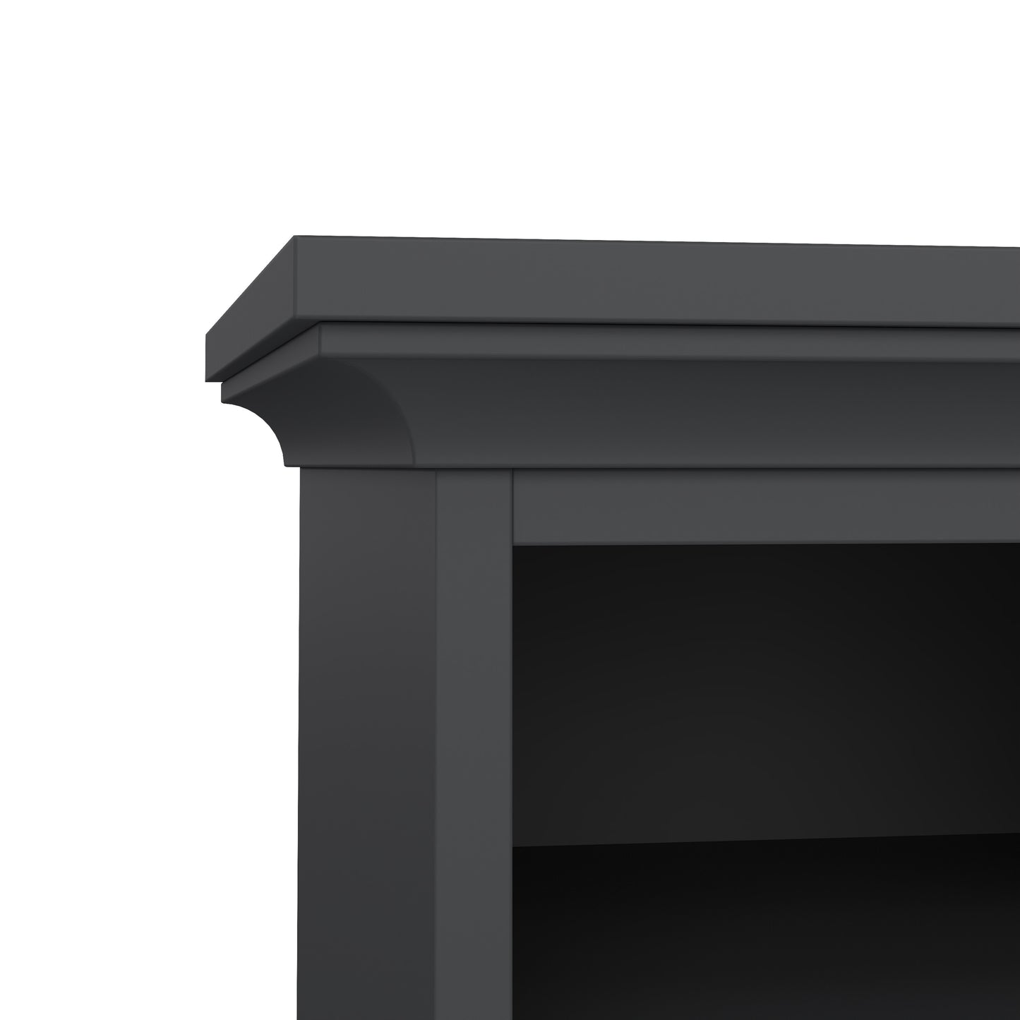 paris bedside 2 drawers in matt grey