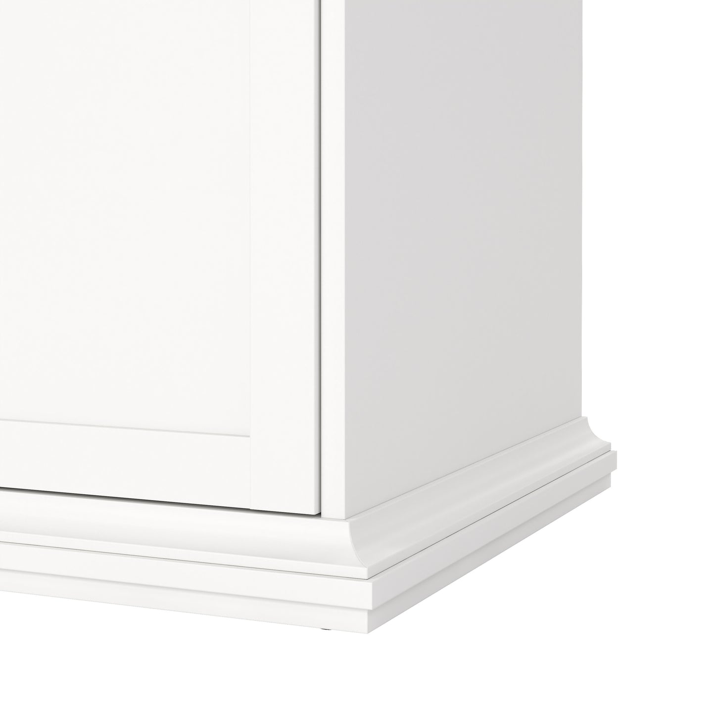 paris bedside 2 drawers in matt grey