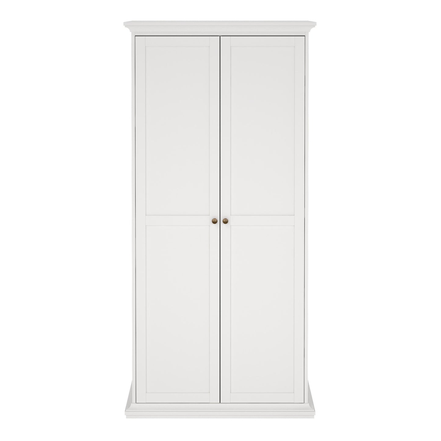 paris wardrobe with 2 doors in white