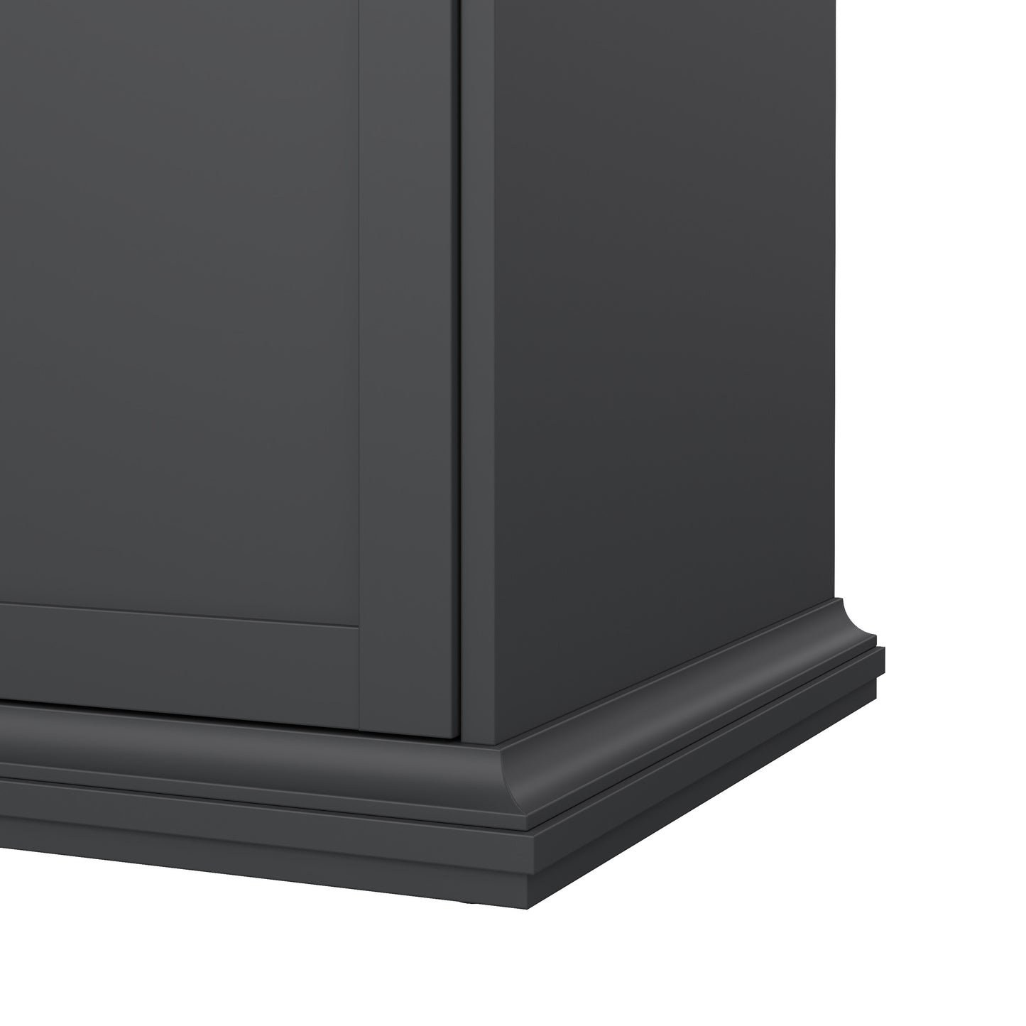 paris chest of 4 drawers in matt grey