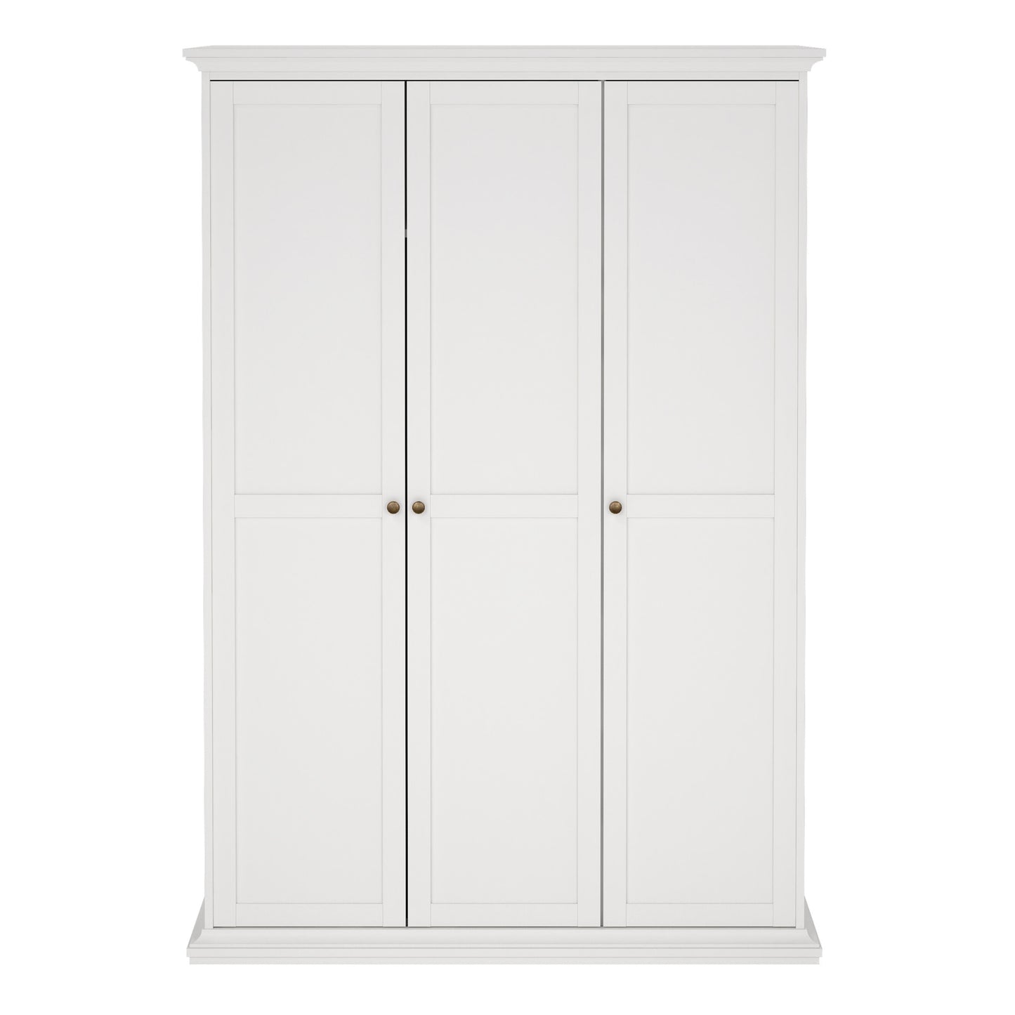paris wardrobe with 3 doors in white