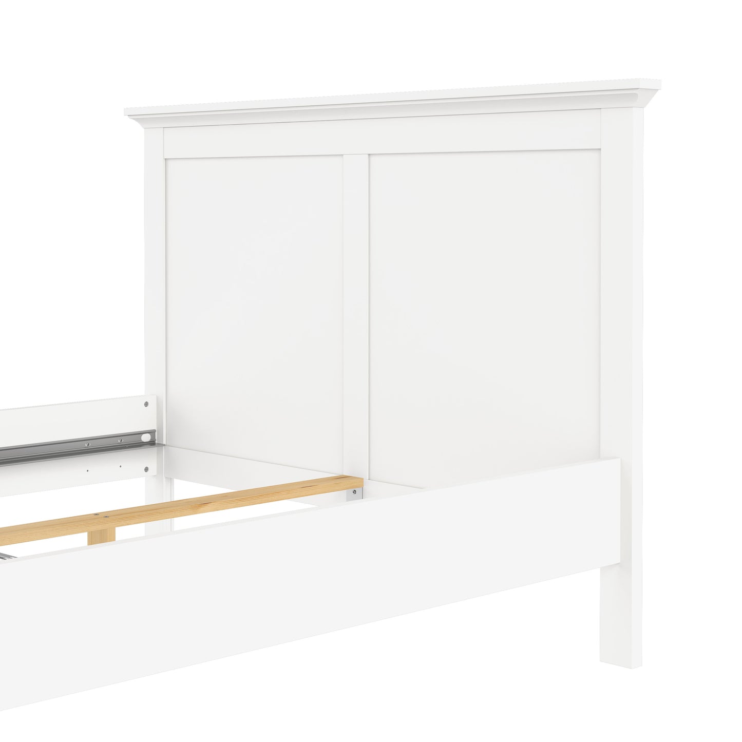 paris wardrobe with 2 doors in white