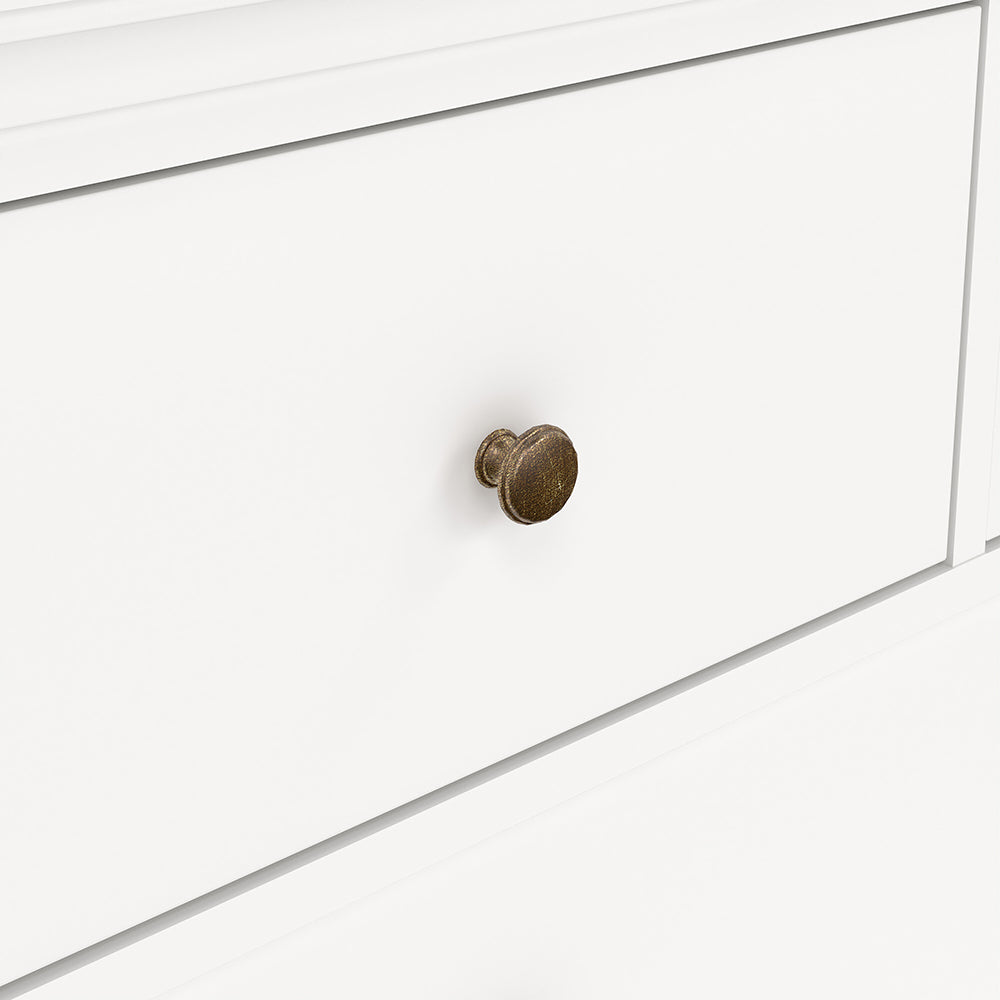 paris chest of 4 drawers in white