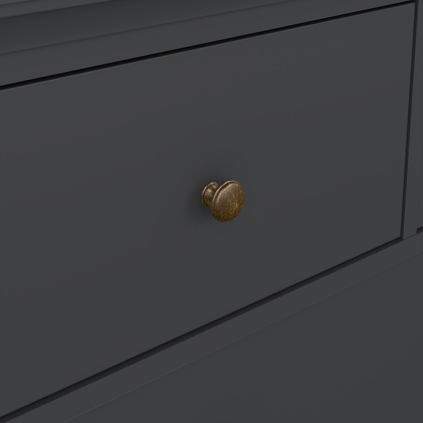 paris chest of 8 drawers in matt grey