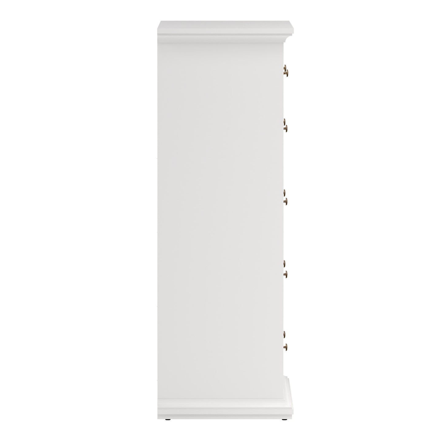 paris chest of 6 drawers in white
