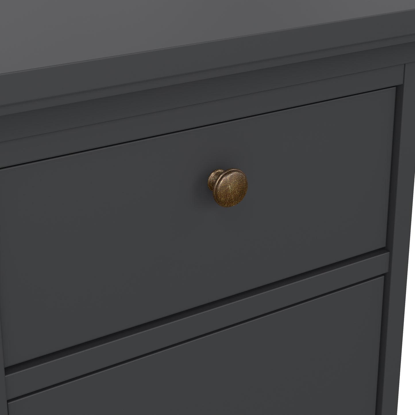 paris tv-unit 2 frame doors in white
