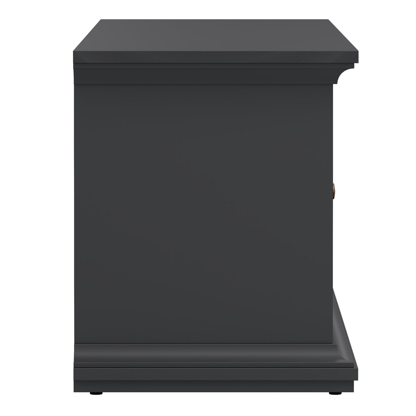 paris tv-unit 2 frame doors in matt grey