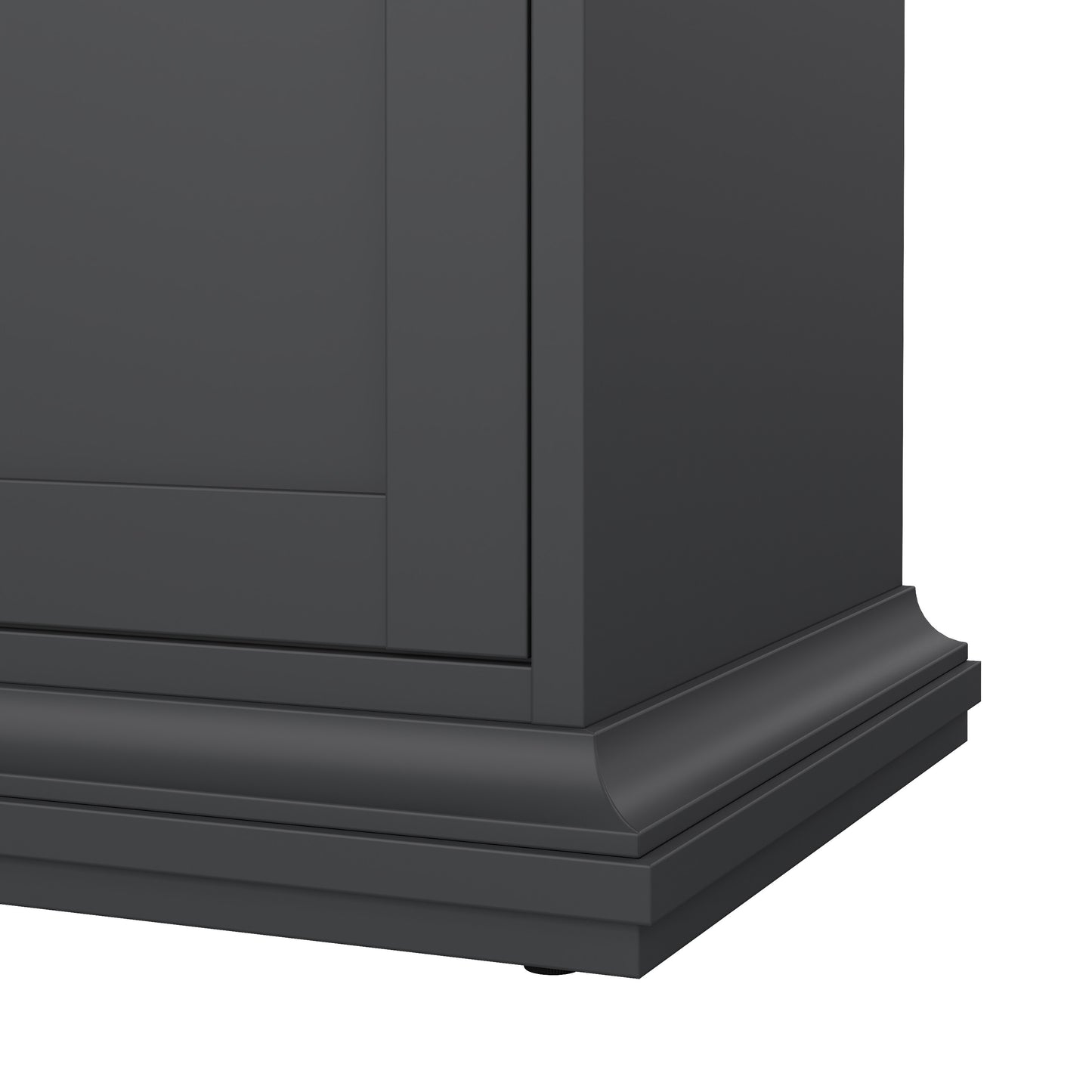 paris tv-unit 2 frame doors in matt grey