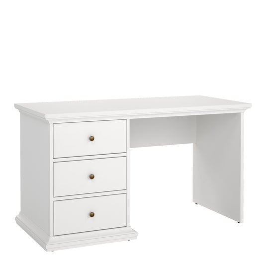 paris desk in white