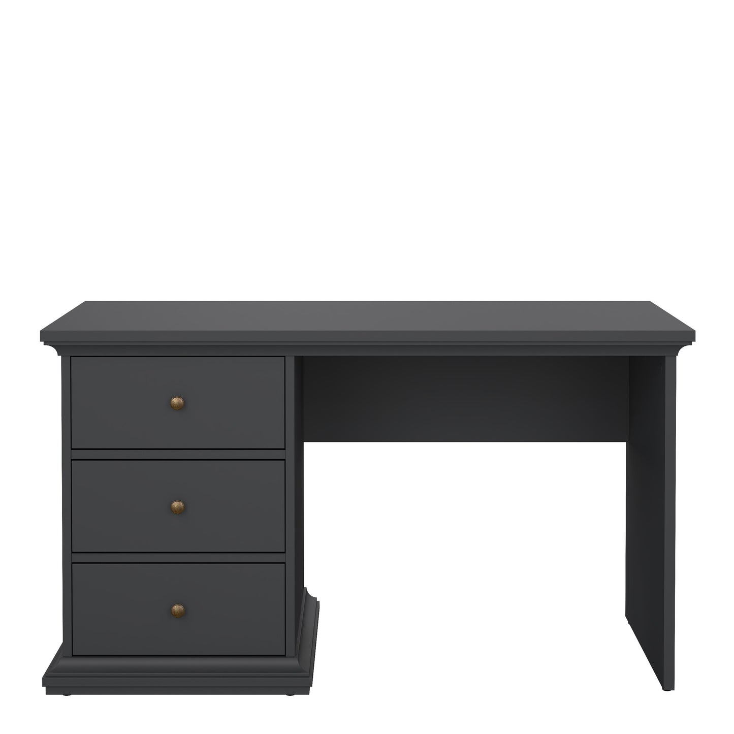 paris desk in matt grey
