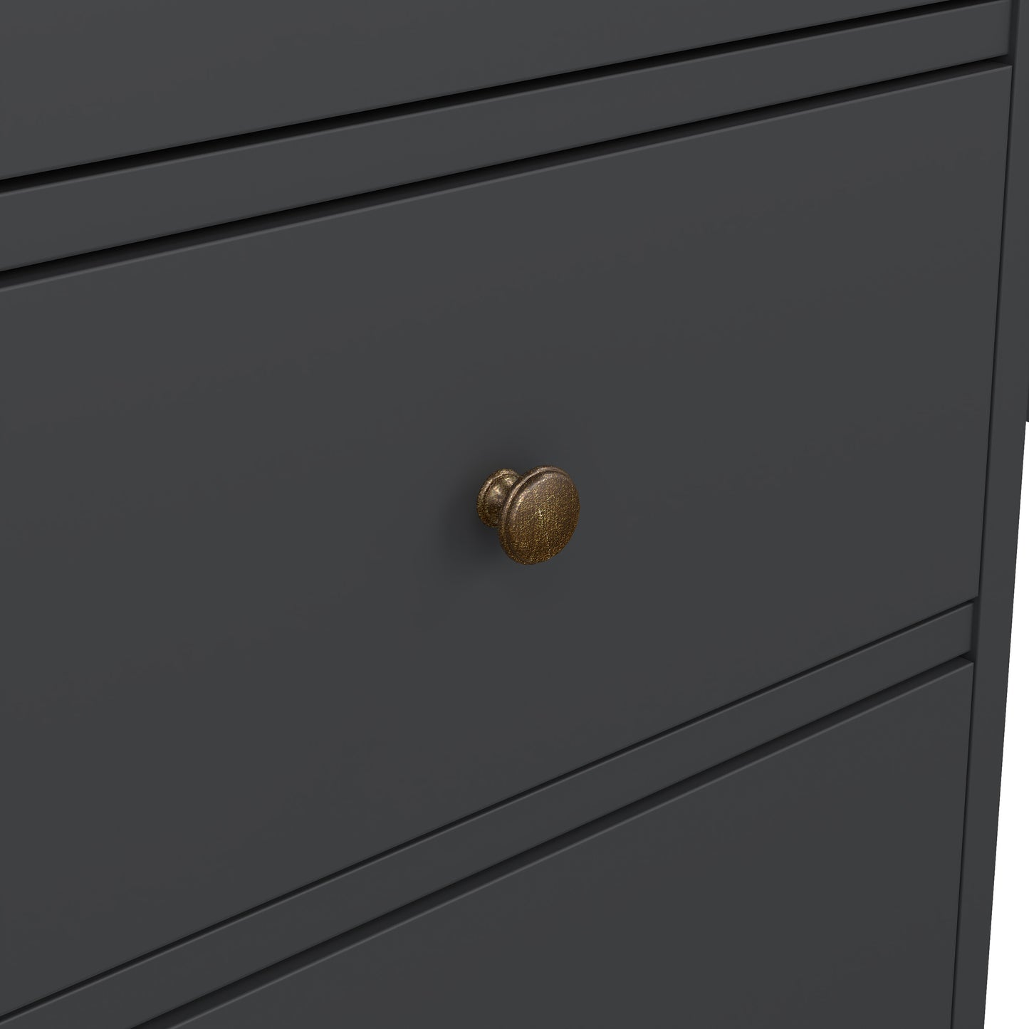 paris desk in matt grey