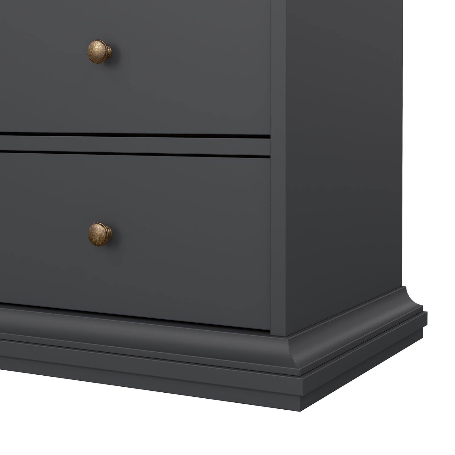 paris tall bookcase in white