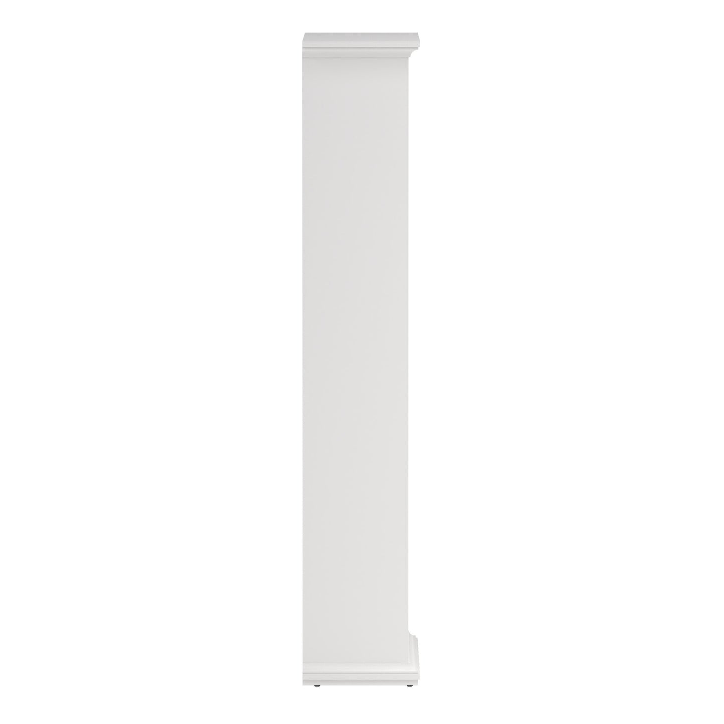 paris tall bookcase in white