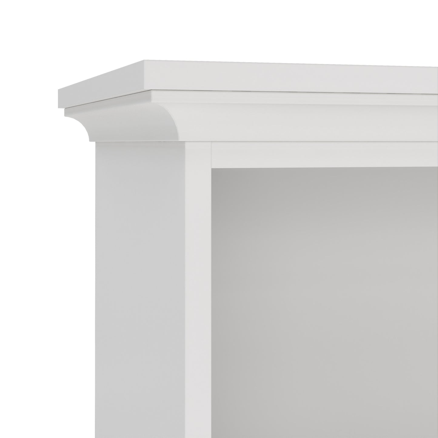 paris tall bookcase in white