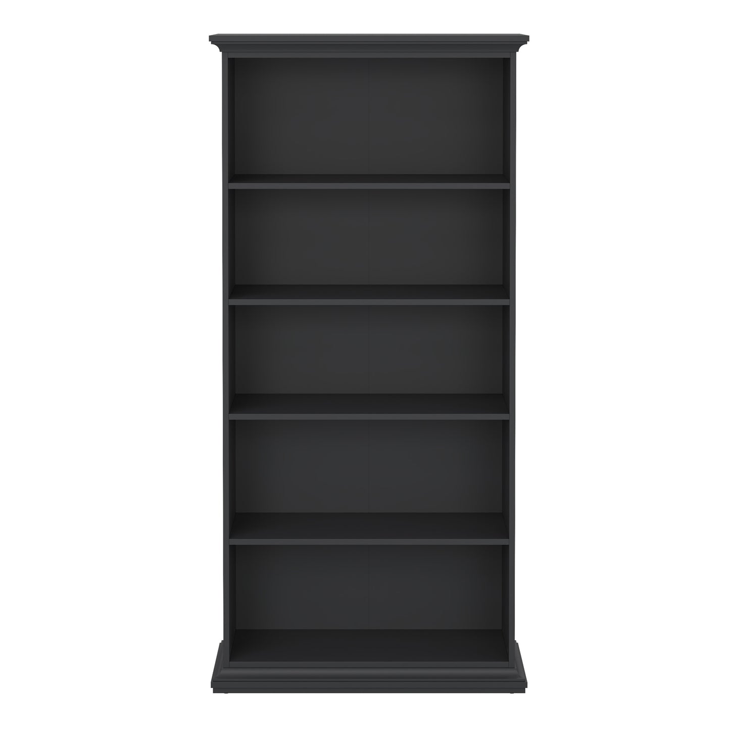 paris tall bookcase in matt grey