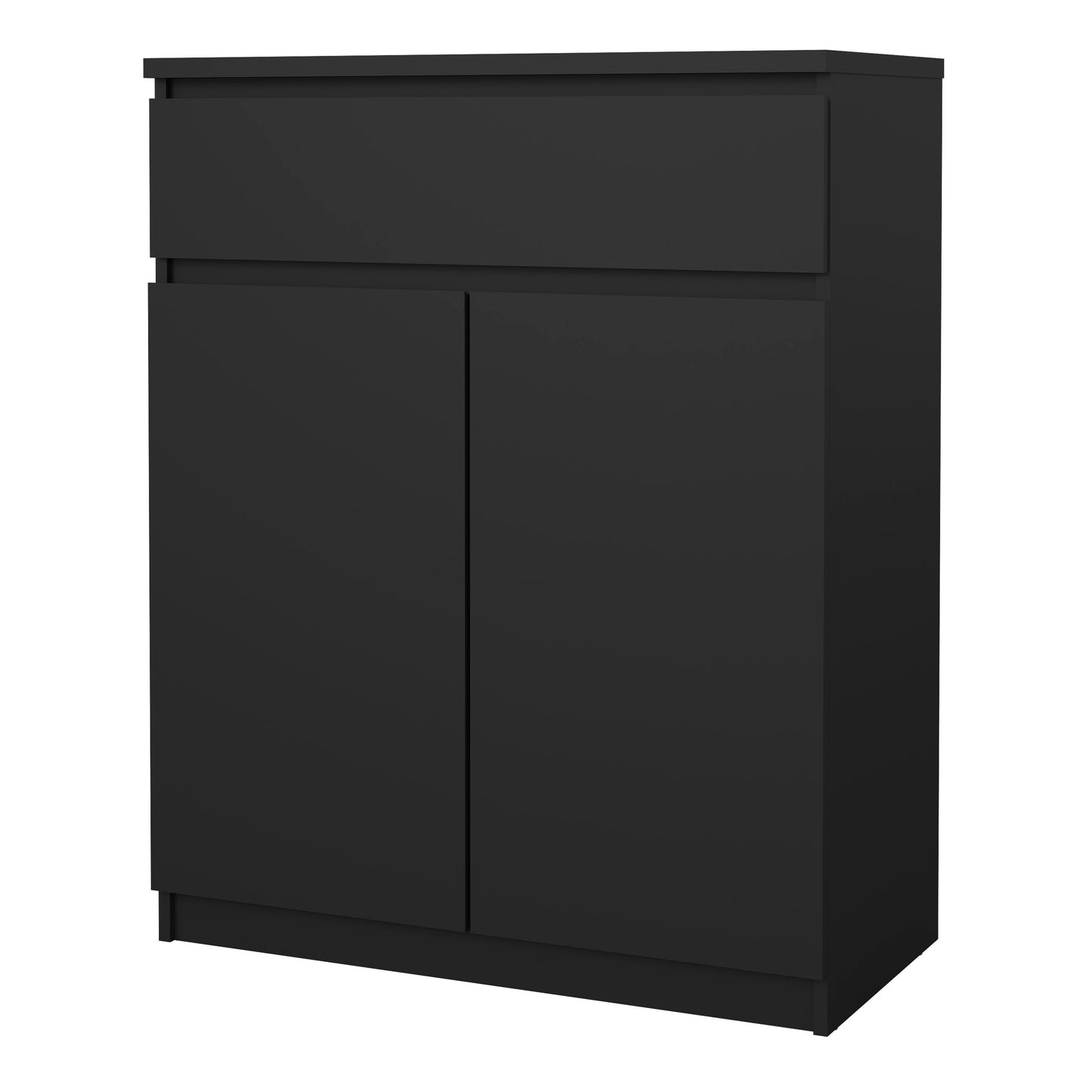 naia sideboard - 1 drawer 2 doors in black matt