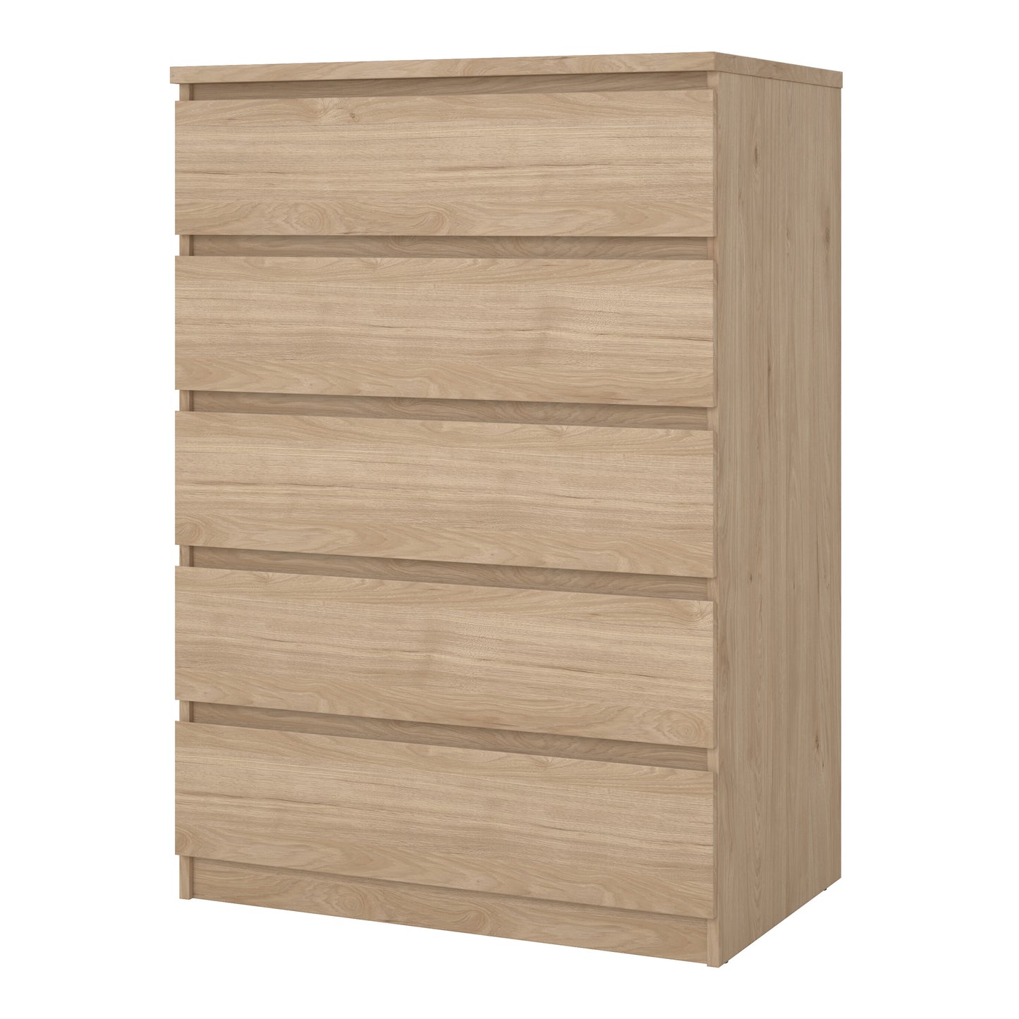 naia chest of 5 drawers in jackson hickory oak