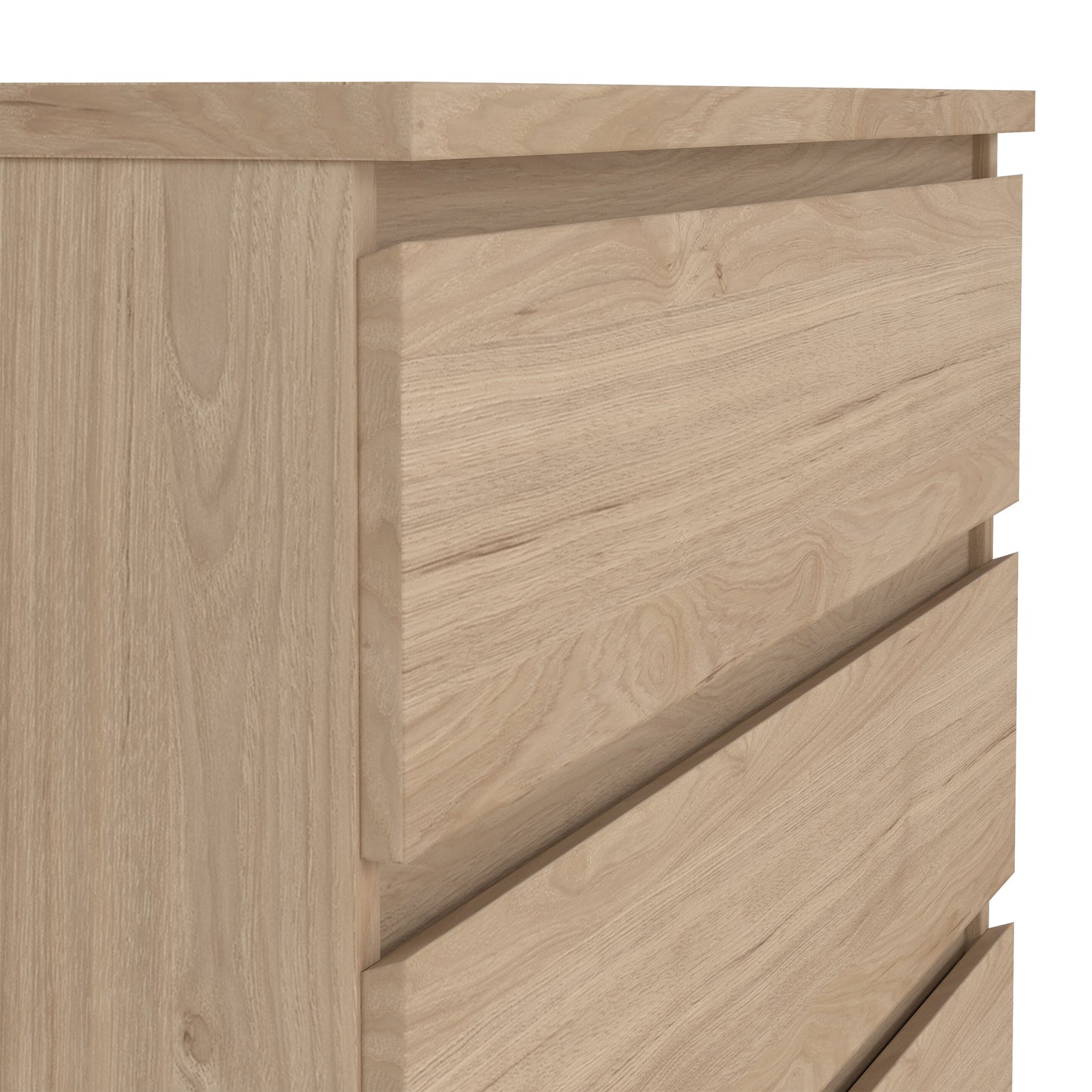 naia chest of 5 drawers in jackson hickory oak