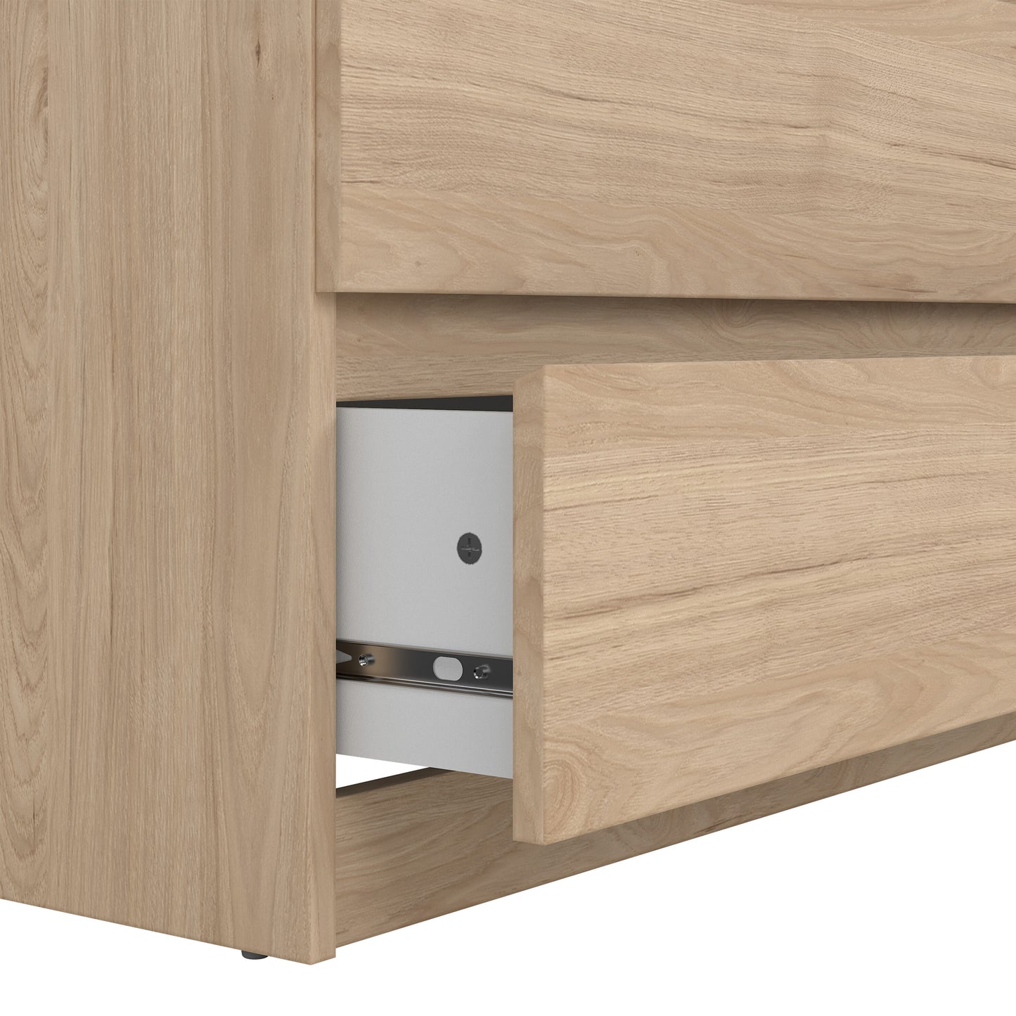naia chest of 5 drawers in jackson hickory oak