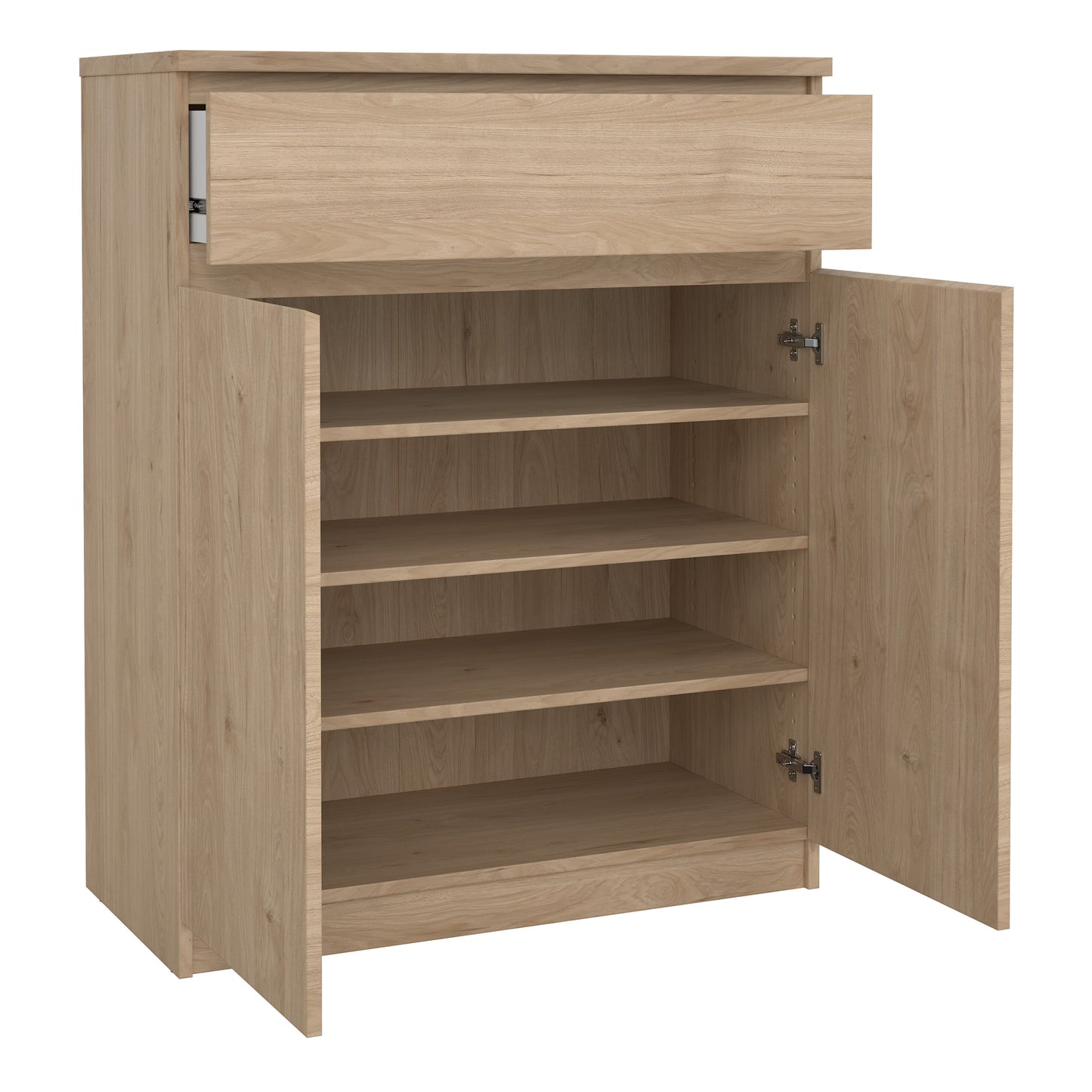 naia sideboard 1 drawer 2 doors in jackson hickory oak