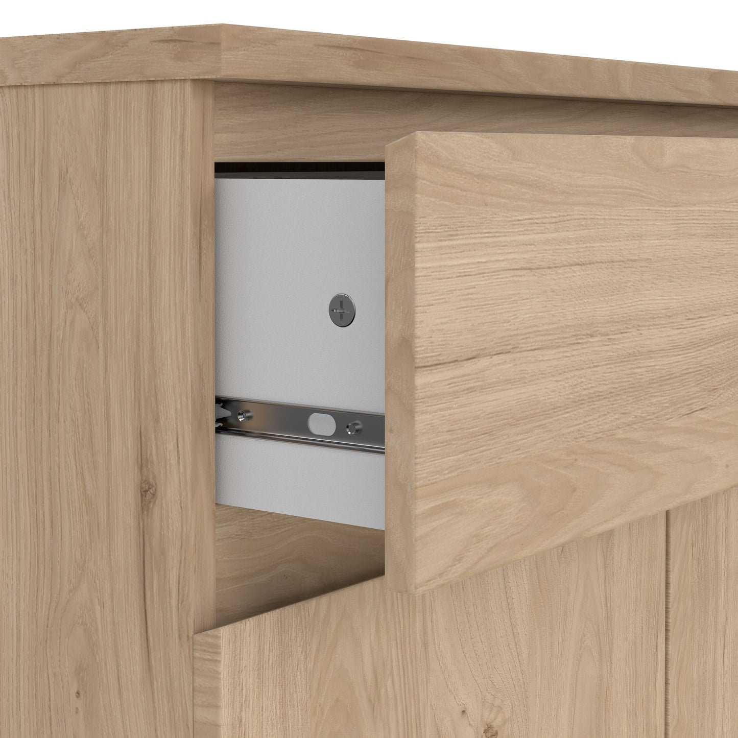naia sideboard 1 drawer 2 doors in jackson hickory oak