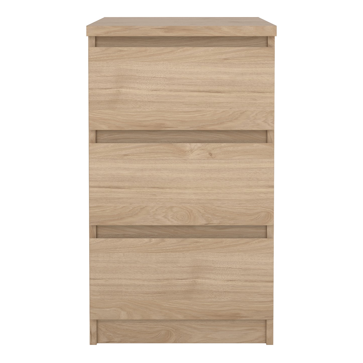 naia bedside 3 drawers in jackson hickory oak
