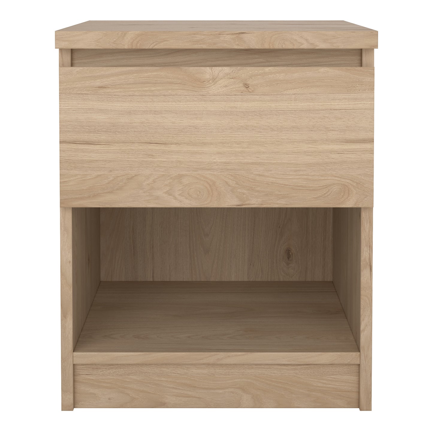 naia bedside 1 drawer 1 shelf in jackson hickory oak