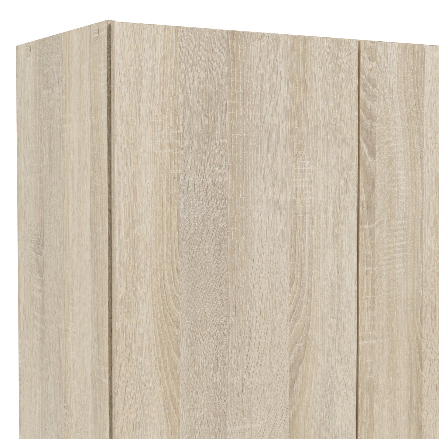 space wardrobe with 2 doors + 1 drawer in oak 1750
