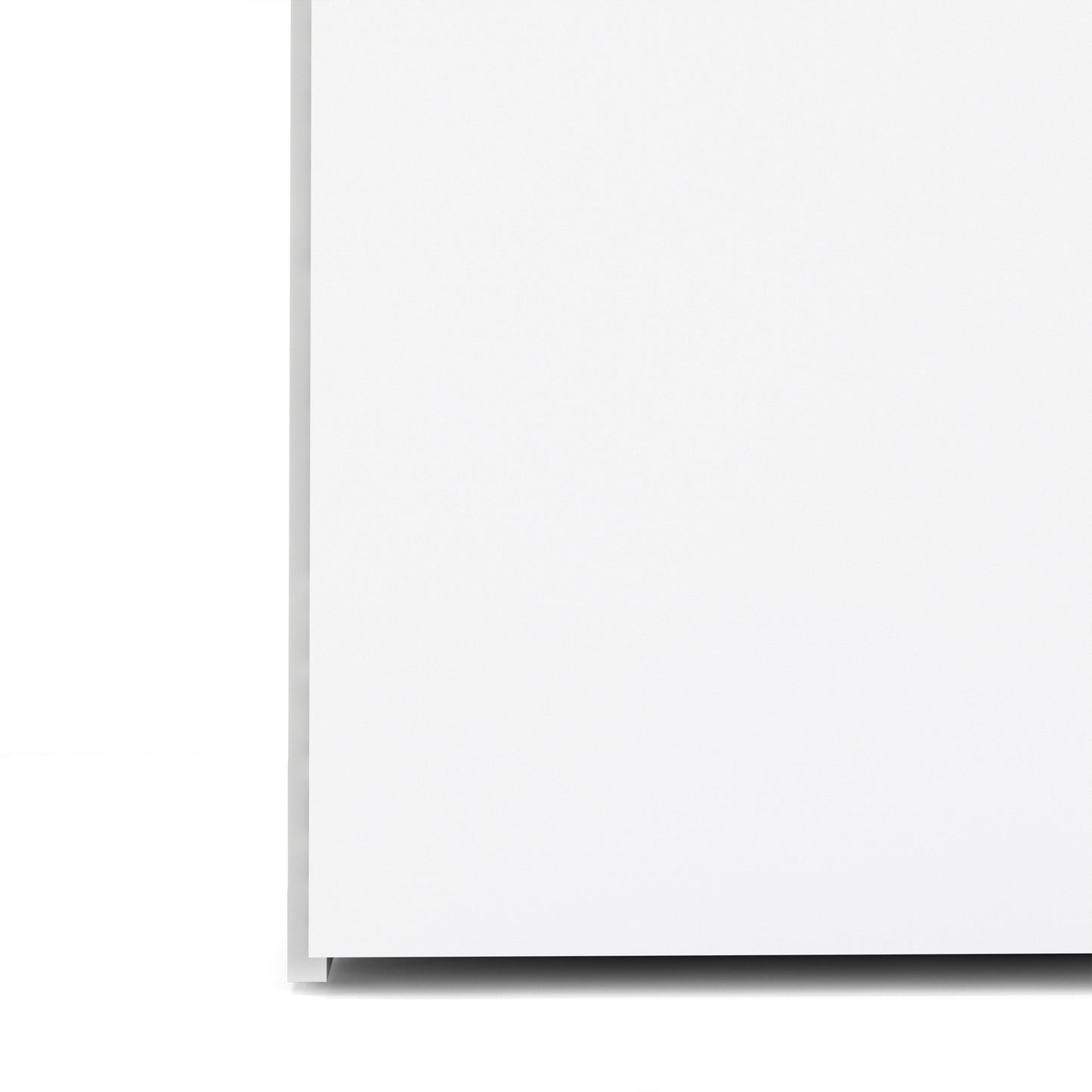 space wardrobe 3 doors 3 drawers in white 2000