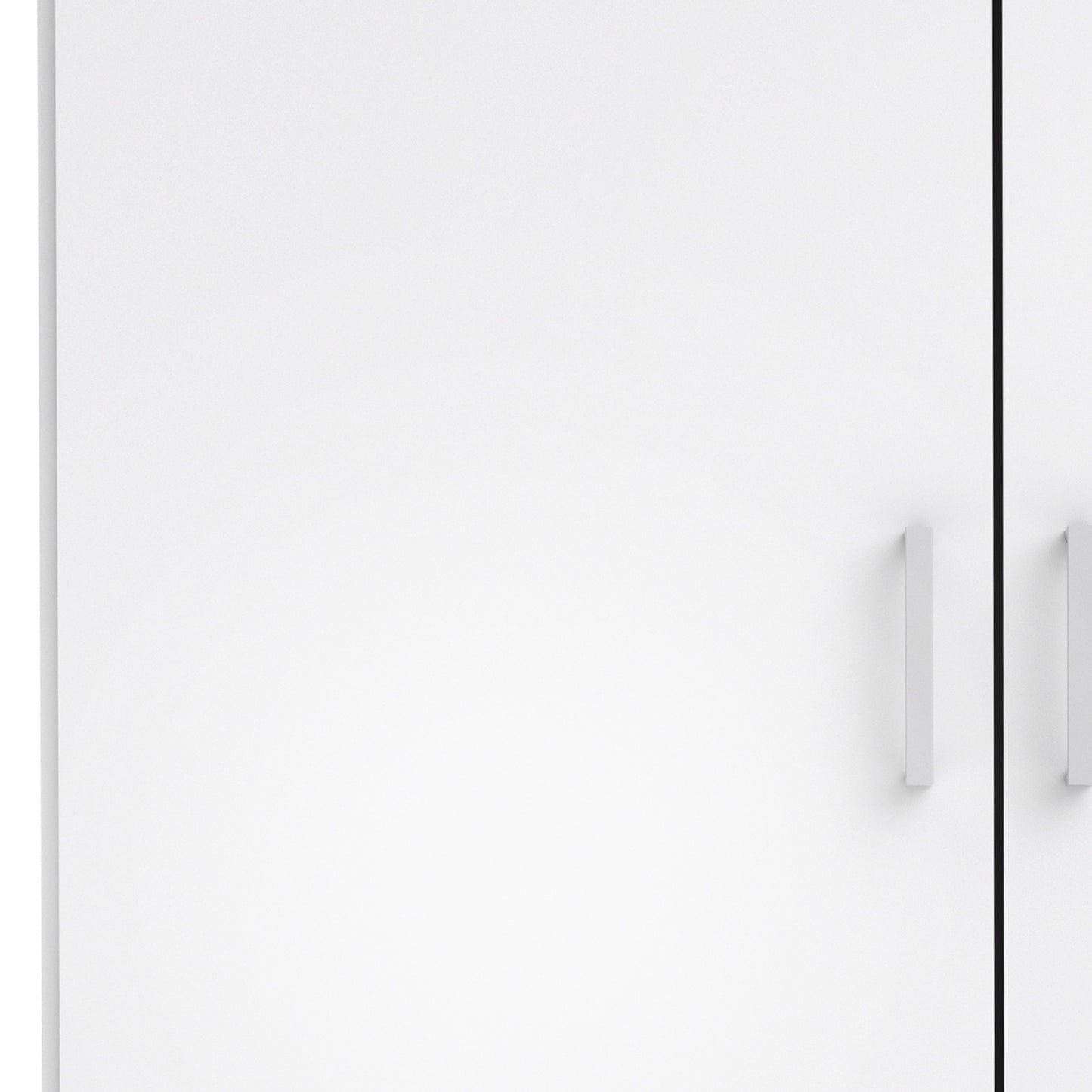 space wardrobe 2 doors white 1750