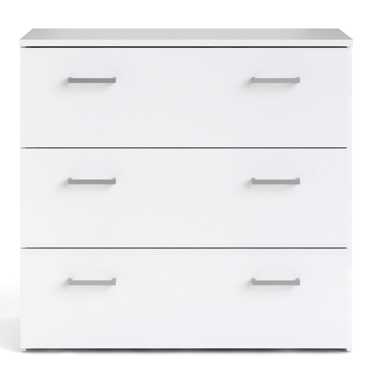 space chest of 3 drawers in white