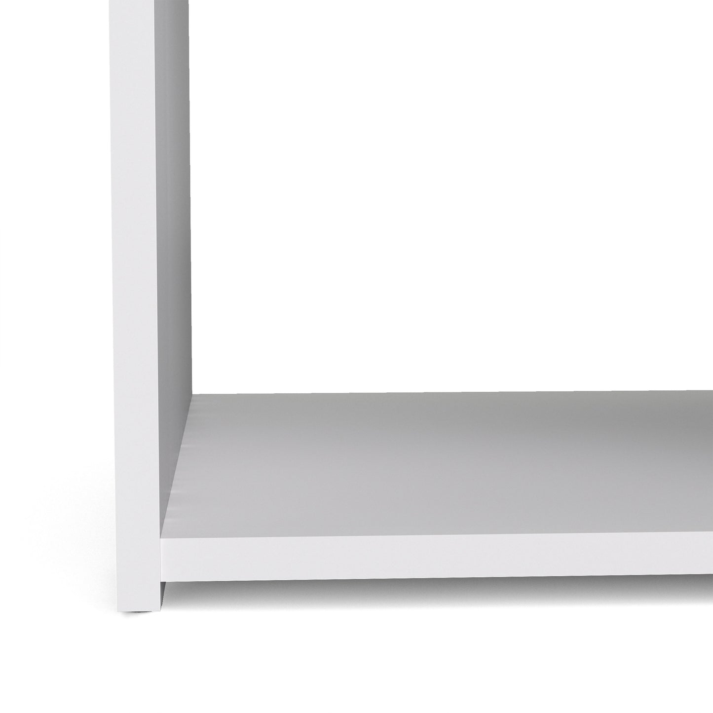 space bedside 1 drawer in white
