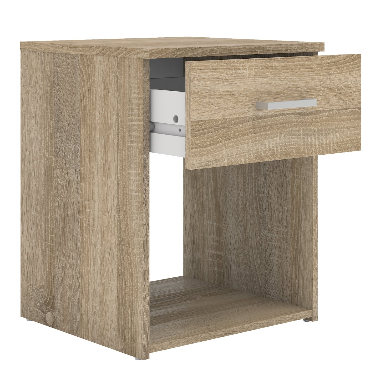 space bedside 1 drawer in oak
