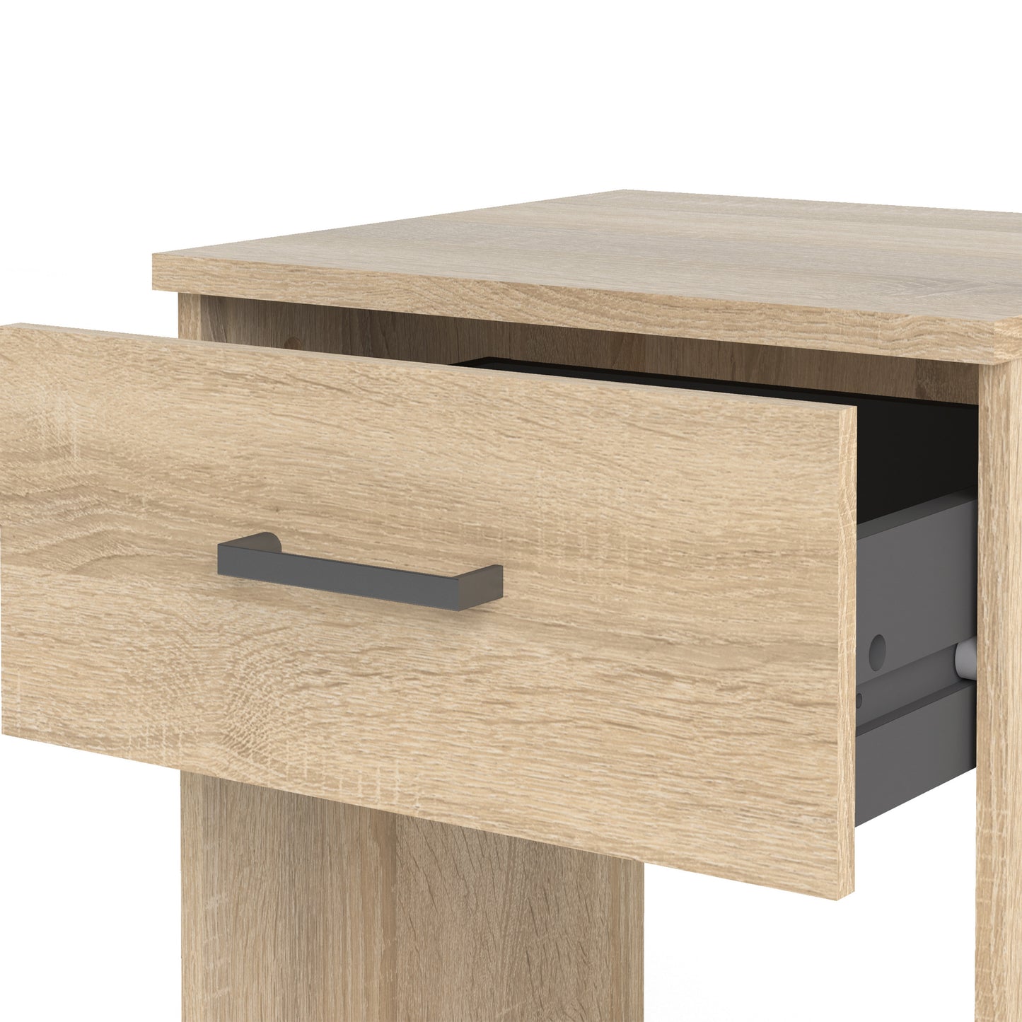 space bedside 1 drawer in oak