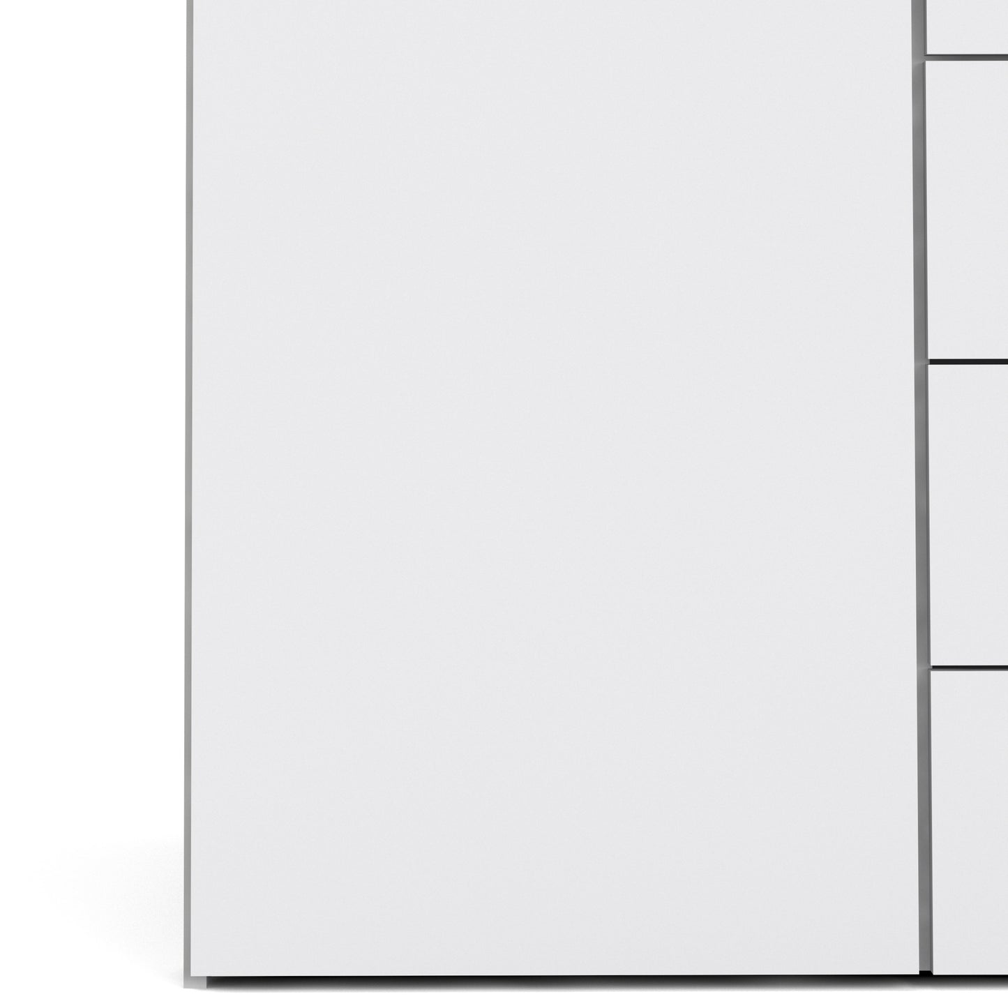 space wardrobe 2 doors 3 drawers white 1750